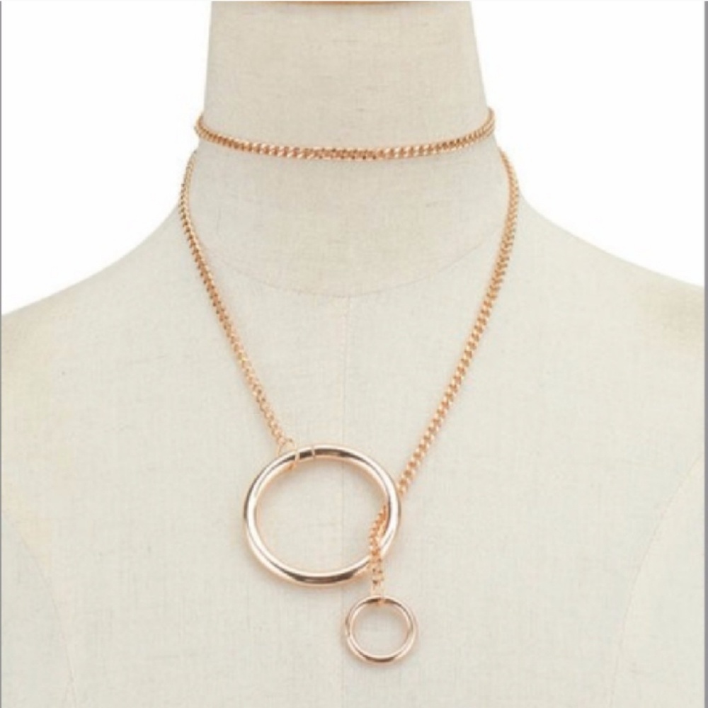 🆕️Gold Hoops Necklace